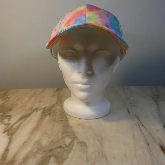 *REDUCED* LAST ONE! Pretty pastel colored tie-dye baseball hat cap - Picture 8 of 8